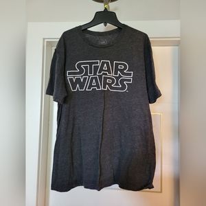 Charcoal Grey Star Wars t-shirt | size XL unisex